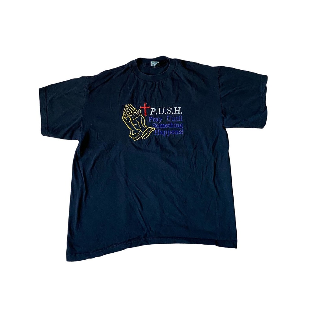 Pray Until Something Happens T-shirt size Large